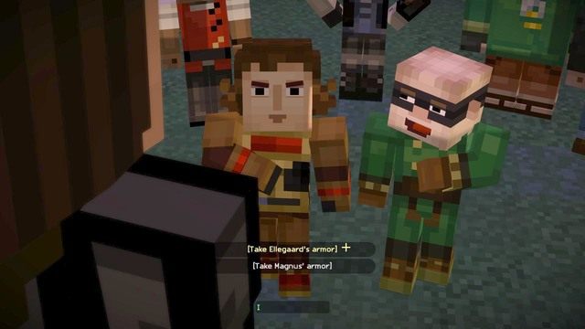 Ostatni ważny wybór dotyczy sytuacji przedstawionej w szóstym rozdziale tego epizodu - Ważne wybory | Epizod 3 - The Last Place You Look | Minecraft Story Mode - Minecraft: Story Mode - poradnik do gry