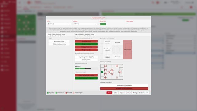Podobnie jak w przypadku wyboru Poleceń dla zespołu jedne instrukcje wykluczają inne. - Polecenia dla zawodników w Football Manager 2016 | Taktyka - Football Manager 2016 - poradnik do gry