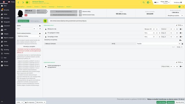 Złożenie oferty dla klubu to dopiero początek negocjacji. - Kupno zawodnika w Football Manager 2016 | Transfery - Football Manager 2016 - poradnik do gry