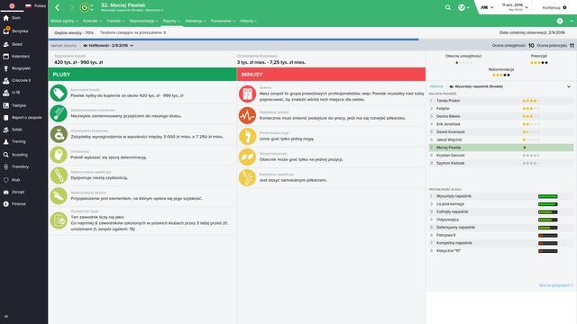 Raport scouta to doskonały zbiór informacji o zawodniku. - Zatrudnianie scoutów i zlecanie zadań w Football Manager 2016 | Scouting - Football Manager 2016 - poradnik do gry