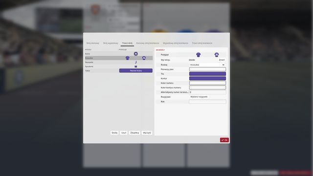 W dużym stopniu możesz wpłynąć na każdy element stroju Twojej nowej drużyny. - Tworzenie własnego klubu w Football Manager 2016 | Rozpoczęcie rozgrywki - Football Manager 2016 - poradnik do gry