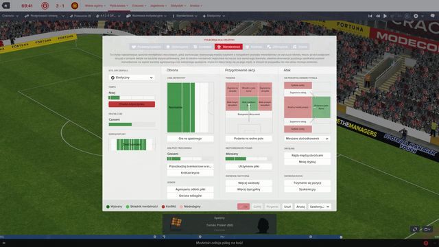 Szybka zmiana poleceń pozwoli na wymuszenie u zawodników konkretnych zachowań taktycznych. - Zmiany taktyki w Football Manager 2016 | Mecz - Football Manager 2016 - poradnik do gry