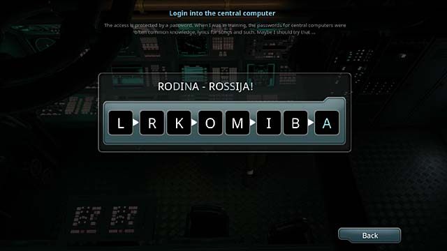 A zatem przeciągnij do kolejnych kwadracików: L i R, K i O, M i I oraz B i A - Rozdział 2 - Kursk odpływa | Undercover Missions Operation Kursk K-141 - Undercover Missions: Operation Kursk K-141 - poradnik do gry