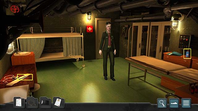 Opuść pomieszczenie i na planie wybierz izbę chorych (u góry, druga od lewej) - Rozdział 3 - Morderstwo Osipa Gerasimova - Undercover Missions: Operation Kursk K-141 - poradnik do gry