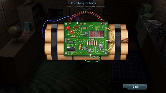 Na koniec połóż zmontowaną bombę na blacie biurka - Rozdział 9 - Przesłuchanie | Undercover Missions Operation Kursk K-141 - Undercover Missions: Operation Kursk K-141 - poradnik do gry