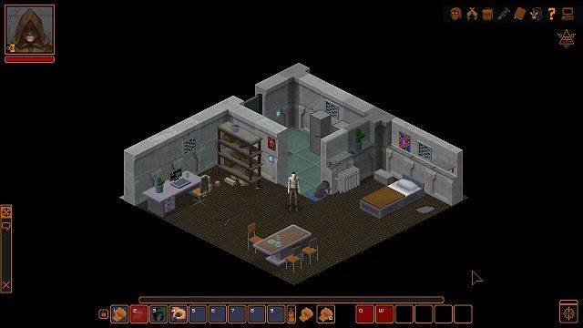 Zaczynasz w swojej kwaterze, która może nie wygląda zbyt imponująco, ale za to jest bogata w fanty dlatego KONIECZNIE przeszukaj wszystkie półki, szafki oraz biurko - Dobry start | Podstawy Underrail - Underrail - poradnik do gry