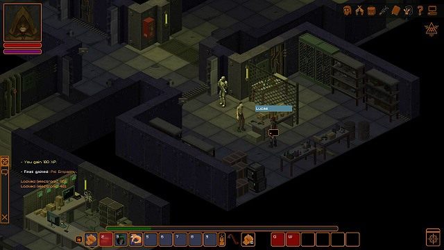 Musisz tutaj porozmawiać z Lucasem, który będzie chciał wcisnąć Ci jakiś przedetopowy gniot zamiast nowiutkiego pistoletu, ale nie z nami takie numery - Dobry start | Podstawy Underrail - Underrail - poradnik do gry