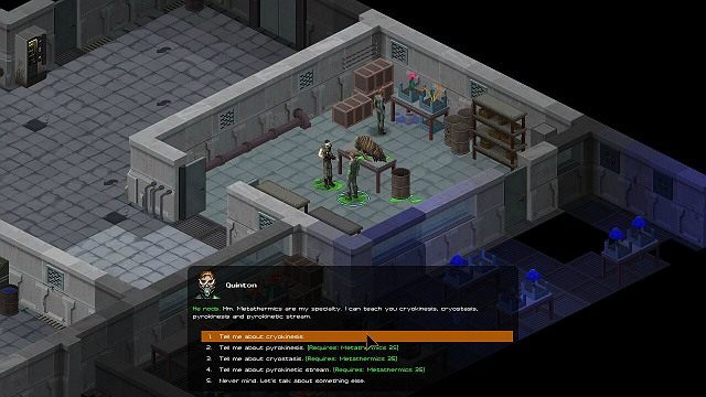 Porozmawiaj z Quintonem, oddaj próbkę i zapytaj, czy mógłby Cię czegoś nauczyć - Dobry start | Podstawy Underrail - Underrail - poradnik do gry