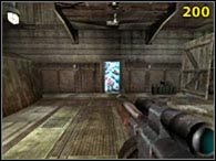 Teraz wróć do pomieszczenia, w którym był użyty granat i przejdź drugą z możliwych dróg do dużego magazynu [199] - Misja VI - część 2 | Iron Storm - Iron Storm - poradnik do gry