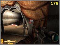 Teraz musisz wrócić do jednego z wcześniejszych wagonów, ażeby wyjść na dach pociągu - Misja V - część 2 | Iron Storm - Iron Storm - poradnik do gry