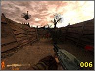 Następnie udaj się jednym z korytarzy (w lewej ścianie) do drugiej części bazy - Poradnik do gry - Misja I - część 1 | Iron Storm - Iron Storm - poradnik do gry