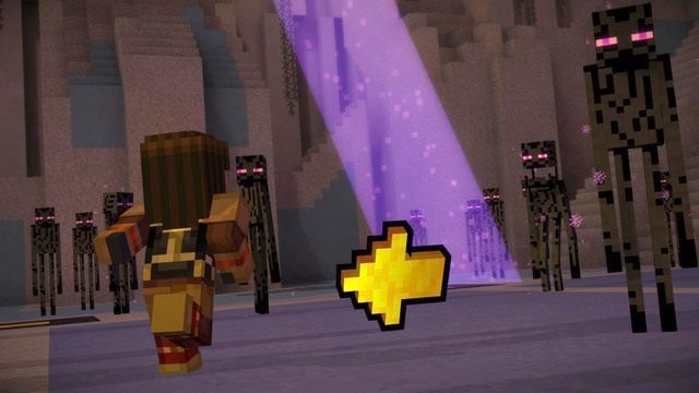 Podczas pierwszej fazy walki z Wither Stormem musisz naprowadzać Endermanów na światło Withera - Rozdział 6 | Epizod 4 - A Block and a Hard Place | Minecraft Story Mode - Minecraft: Story Mode - poradnik do gry
