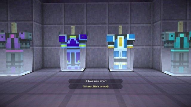 Kolejny, czwarty już wybór znajdziesz w piątym rozdziale gry - Ważne wybory | Epizod 4 - A Block and a Hard Place | Minecraft Story Mode - Minecraft: Story Mode - poradnik do gry