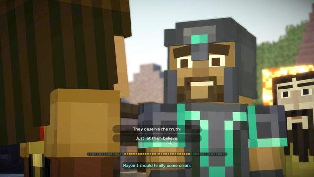 Ostatni, czyli piąty ważny wybór znajdziesz w ostatnim rozdziale tego epizodu - Ważne wybory | Epizod 4 - A Block and a Hard Place | Minecraft Story Mode - Minecraft: Story Mode - poradnik do gry