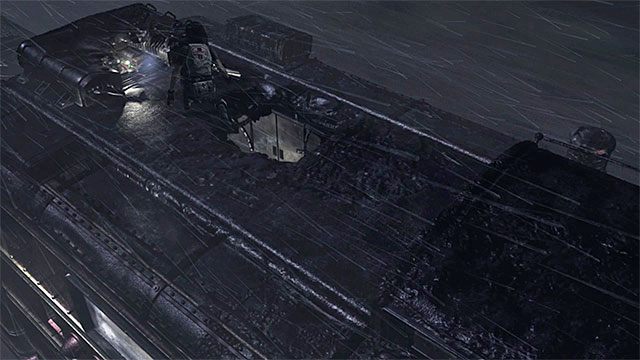 Podejdź do iskrzących obiektów na dachu pociągu - Początek współpracy z Billym | Pociąg Ecliptic Express | Resident Evil Zero HD - Resident Evil Zero HD - poradnik do gry