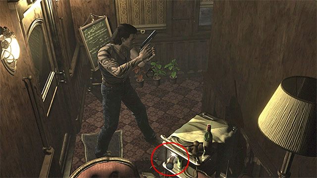 Po skorzystaniu z drabiny znajdziesz się w wagonie barowym (M1,12) - Początek współpracy z Billym | Pociąg Ecliptic Express | Resident Evil Zero HD - Resident Evil Zero HD - poradnik do gry