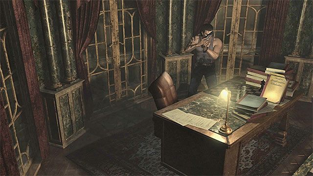 Sprawdź biurko - Rozwiązanie zagadki z szachownicą | Ośrodek szkoleniowy Umbrella - Resident Evil Zero HD - poradnik do gry