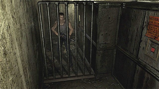Zatrzymaj się Billym po dotarciu do nowej kraty - Zbadanie obszaru do przeprowadzania testów | Piwnica ośrodka szkoleniowego - Resident Evil Zero HD - poradnik do gry