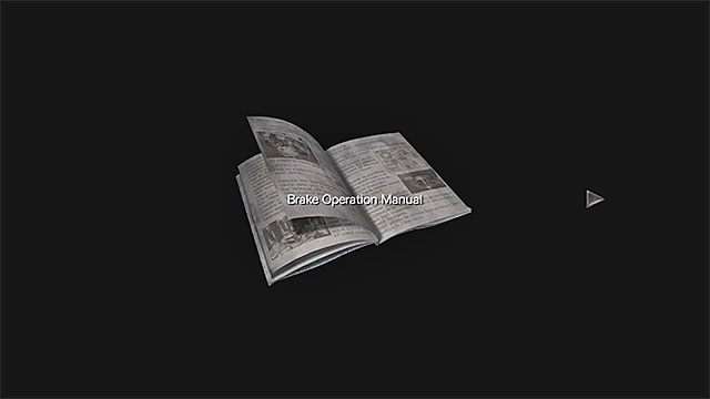 Brake Operation Manual - dokument otrzymasz automatycznie po dotarciu do kabiny maszynisty - Dokumenty (Files) | Znajdźki i osiągnięcia | Resident Evil Zero HD - Resident Evil Zero HD - poradnik do gry