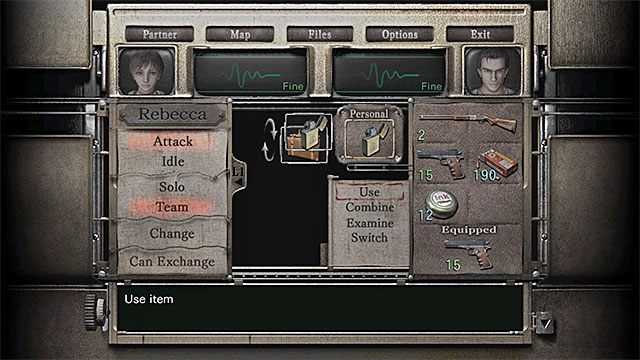 Użyj zapalniczki po otwarciu inwentarza Billyego - Odblokowanie przejścia do piwnicy | Ośrodek szkoleniowy Umbrella - Resident Evil Zero HD - poradnik do gry