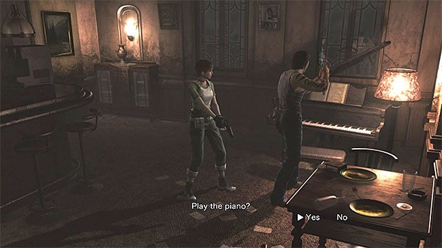 Billy musi zagrać na fortepianie - Odblokowanie drzwi w obserwatorium | Ośrodek szkoleniowy Umbrella - powrót - Resident Evil Zero HD - poradnik do gry