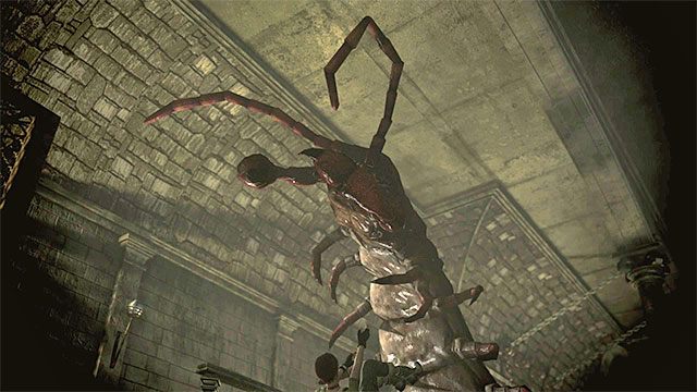 Centurion jest słabym bossem i powinien szybko zginąć - Boss 2 - Centurion (ogromna stonoga) | Walki z bossami | Resident Evil Zero HD - Resident Evil Zero HD - poradnik do gry