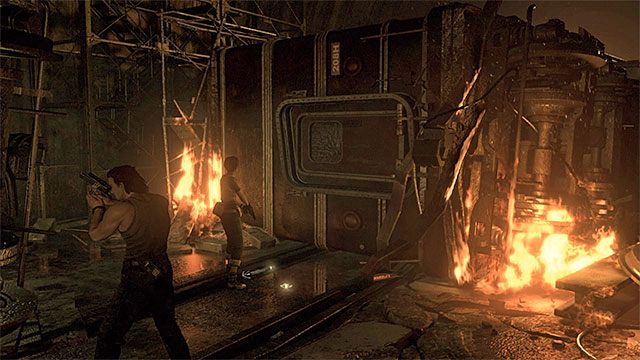 Wyrzutnię haków odnajdziesz przy wraku pociągu - Przedostanie się do wnętrza ośrodka badawczego | Laboratorium - Resident Evil Zero HD - poradnik do gry