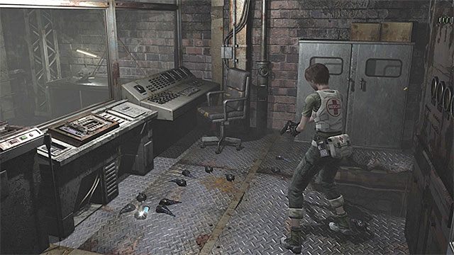 Zastrzel pijawki zanim podniesiesz cewkę - Uruchomienie kolejki linowej | Laboratorium | Resident Evil Zero HD - Resident Evil Zero HD - poradnik do gry
