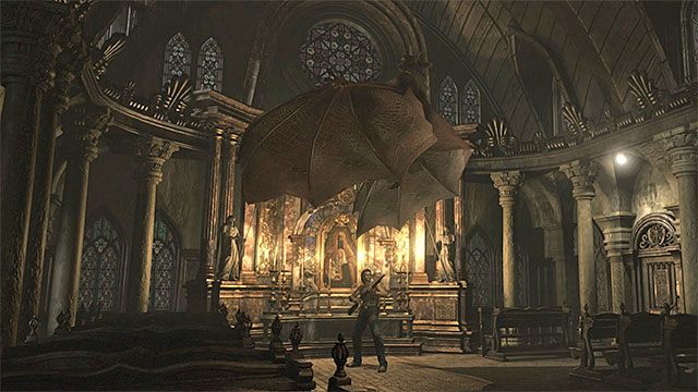 Używaj strzelby w walce z nietoperzem - Boss 3 - Infected Bat (zainfekowany nietoperz) | Walki z bossami - Resident Evil Zero HD - poradnik do gry