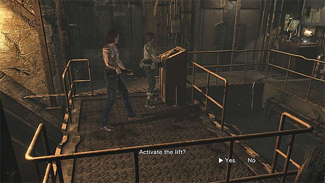 Użyj platformy jeśli uznasz, że jesteś gotowy na finałową bitwę - Przygotowania przed finałowym starciem | Oczyszczalnia | Resident Evil Zero HD - Resident Evil Zero HD - poradnik do gry
