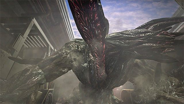 Śmierć królowej pijawek jest równoznaczna z ukończeniem gry - Boss Queen Leech (Królowa pijawek) - drugie starcie | Oczyszczalnia - Resident Evil Zero HD - poradnik do gry