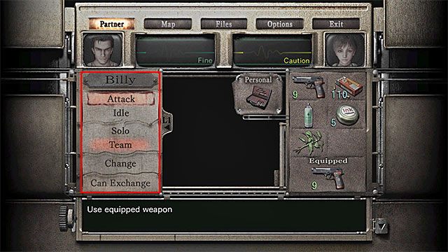 Grę rozpoczynasz grając jako Rebecca, ale Billy staje się dostępny jako grywalny bohater już po upływie kilkunastu/kilkudziesięciu minut - Przełączanie się pomiędzy grywalnymi postaciami | Podstawy Resident Evil Zero HD - Resident Evil Zero HD - poradnik do gry