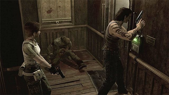 Miejsce użycia karty dostępu - Dalsza eksploracja pociągu | Pociąg Ecliptic Express | Resident Evil Zero HD - Resident Evil Zero HD - poradnik do gry