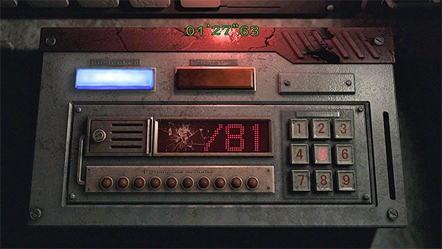 Po rozwiązaniu pierwszej zagadki zostaniesz przełączony na drugą grywalną postać, czyli na tę, która pozostała w kabinie maszynisty (M1,20) - Powstrzymanie pociągu przed wykolejeniem | Pociąg Ecliptic Express - Resident Evil Zero HD - poradnik do gry