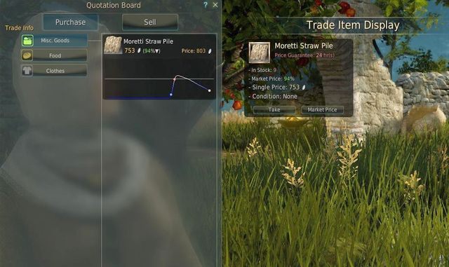 Okno główne handlu - Black Desert Online: Handel (Trading) - Black Desert Online - poradnik do gry