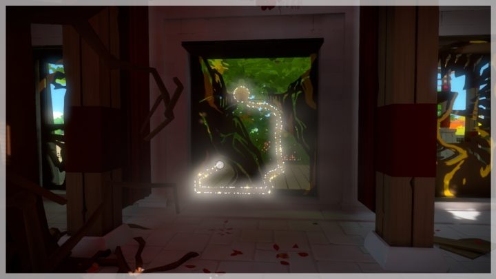 Kolejne ułożenie, tym razem środkowego elementu - Kapliczka - Sekrety i znajdźki - The Witness - poradnik do gry