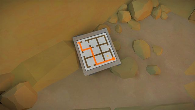 Na ziemi po prawej znajdziesz pierwszą łamigłówkę ze strzałką - Fort - Sekrety i znajdźki The Witness - The Witness - poradnik do gry