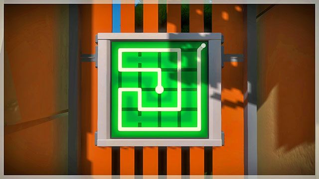By otworzyć skrót musisz rozwiązać kolejną łamigłówkę z czarnymi kropkami - Fort - Sekrety i znajdźki The Witness - The Witness - poradnik do gry