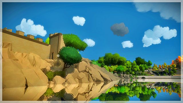 Trzy kolejne wymagają użycia łódki - Fort - Sekrety i znajdźki The Witness - The Witness - poradnik do gry