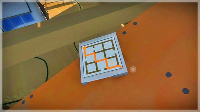 Idź dalej ścieżką z fortu - Warsztat na nabrzeżu - Solucja Witness - The Witness - poradnik do gry