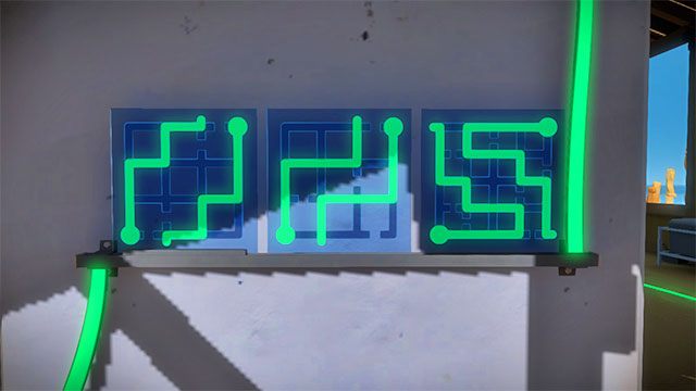 Drugi zestaw łamigłówek - Rozwiązania zagadek | Warsztat na nabrzeżu - The Witness - poradnik do gry