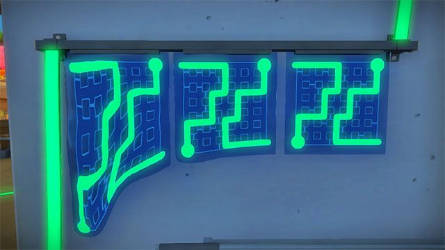 Trzeci zestaw łamigłówek - Rozwiązania zagadek | Warsztat na nabrzeżu - The Witness - poradnik do gry