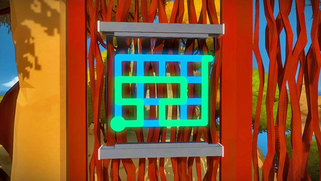 Zagadka na drzwiach wejściowych - Rozwiązania zagadek | Skała - The Witness - poradnik do gry