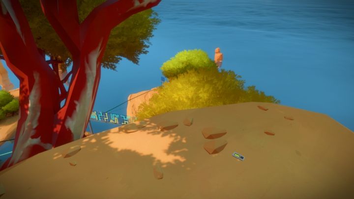 Drugi położony jest na końcu ścieżki mającej początek po lewej stronie, za bramą, a przed schodami prowadzącymi do lasera - Skała - Sekrety i znajdźki The Witness - The Witness - poradnik do gry