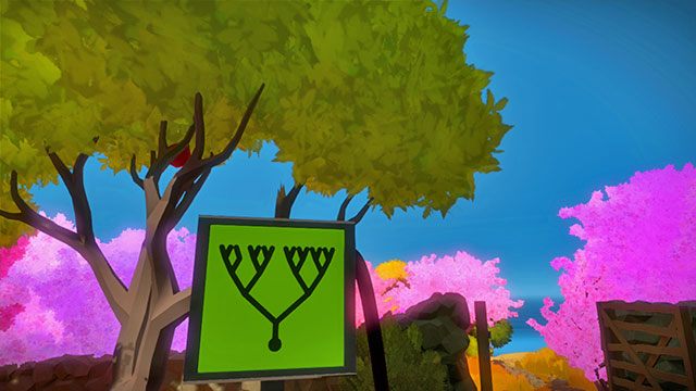 Na miejscu znajduje się pięć paneli z jednym punktem startowym i szesnastoma końcowymi - Ogród - Solucja The Witness - The Witness - poradnik do gry