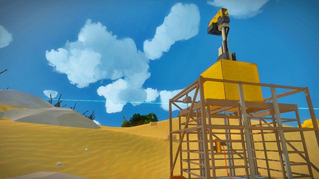 Po rozwiązaniu wszystkich zagadek skorzystaj z windy - Świątynia słońca - Solucja The Witness - The Witness - poradnik do gry