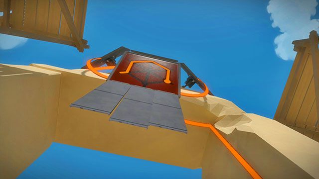 Powierzchnia, odblokowany panel - Rozwiązania zagadek | Świątynia słońca - The Witness - poradnik do gry