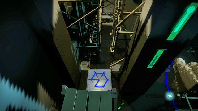 Trzeci poziom podziemi, piąty panel - Rozwiązania zagadek | Świątynia słońca - The Witness - poradnik do gry