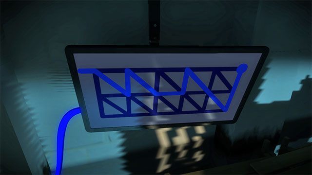 Trzeci poziom podziemi, szósty, szeroki panel - Rozwiązania zagadek | Świątynia słońca - The Witness - poradnik do gry