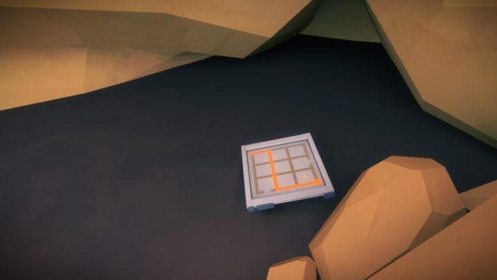 Panel z rozwiązaniem zagadki ze strzałką - Rozwiązania zagadek | Świątynia słońca - The Witness - poradnik do gry